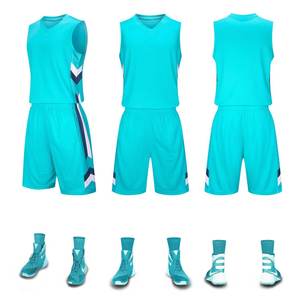 Ensemble d'uniformes de basket-ball personnalisés, nom de l'équipe, numéro, logo, maillot, short, vente en gros - Product Image 3