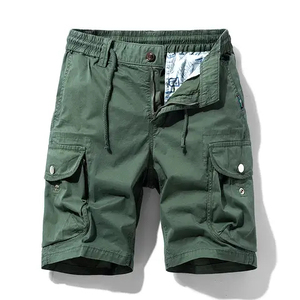 Shorts cargo personnalisés en coton pour homme, shorts cargo d'été pour garçons, shorts décontractés à poches, streetwear, grande taille, shorts longs pour homme 2025 - Product Image 6
