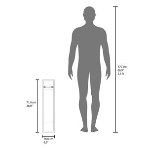 Portarotolo di carta igienica bianco - Product Image 5