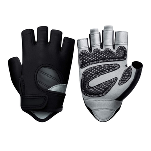Breathable <b>Half</b> Finger Weightlifting Gloves With Padded Palm Anti <b>Slip</b> Grip Mesh Fabric For Gym Fitness Strength Training - Product Image 5