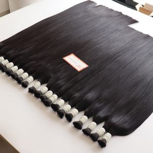 En stock soyeux droite en vrac pas cher prix 100% extensions de cheveux humains bruts non traités vierge cheveux humains bruts vietnamiens - Product Image 4