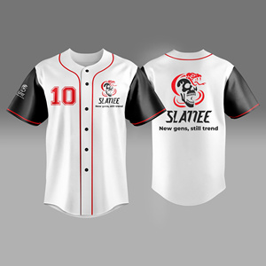 Camiseta de Béisbol Personalizada para Hombre, Uniforme de Equipo de Manga Corta con Botones, Sublimación, Ropa Deportiva de Poliéster - Product Image 3