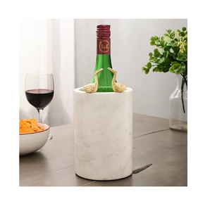 Seau à glace en marbre 100% pour whisky et vin, fournisseur en gros, haute qualité, meilleur prix - Product Image 1