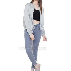 Pantalones vaqueros para mujer de tamaño personalizado, transpirables, para uso en exteriores, los más vendidos al por mayor, 100% algodón. - Product Image 5