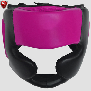 Pro Cowhide Leather Head Guard <b>MMA</b> Protective Gear Sparring Helmet for Boxing and Fighting <b>Dummy</b> Type FIGHT GEAR - Product Image 1