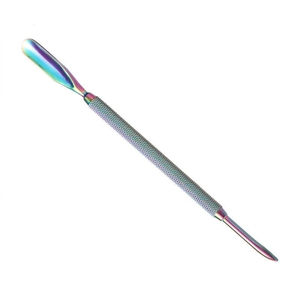 Pousse-cuticules double extrémité en acier inoxydable Zullo Industries, 1 pièce, outil professionnel pour retirer les cuticules, manucure, pédicure - Product Image 1