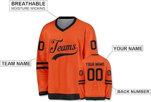 Uniforme de Hockey sobre Hielo Reversible, Unisex, 100% Poliéster, Impresión Digital, Secado Rápido, Malla Transpirable, Venta al Por Mayor - Product Image 5