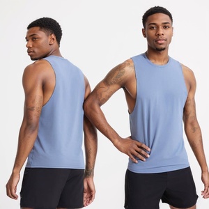 เสื้อกล้ามออกกำลังกายผู้ชายขายส่ง เสื้อผ้ากีฬา โพลีเอสเตอร์ 86% สแปนเด็กซ์ 14% เสื้อกล้ามออกกำลังกายฟิตเนสเพาะกาย - Product Image 2