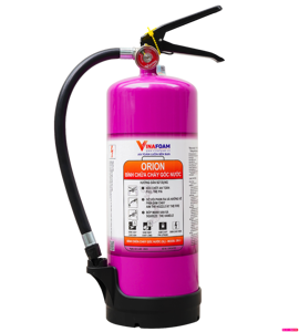 Extincteur à eau Vinafoam ORION 3 litres à batterie au lithium, exclusivement pour les incendies de véhicules électriques, incendies A-B-C - Product Image 1