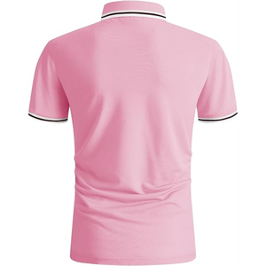 Polo de golf pour hommes 100% coton, logo personnalisé, vente en gros, usine - Product Image 3