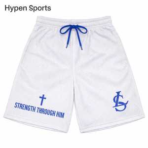 Shorts de basketball pour hommes, style très demandé, haute qualité, poches zippées, grandes tailles, tissu en toile, taille élastique, séchage rapide - Product Image 5