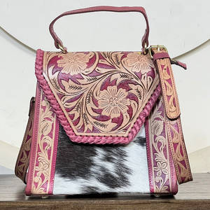 Sacs messagers pour femmes en cuir de vachette véritable, faits à la main, de qualité supérieure, en cuir fourrure, vintage, élégants, sacs à bandoulière, sacs de voyage - Product Image 4