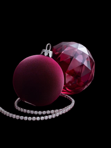 Luxury Red <b>Ball</b> Ornament Necklace With <b>Crystal</b> Rhinestone Chain Gold Plated 925 Silver Unisex Gift Jewelry Available for Sale - Product Image 2