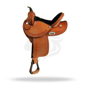 Selle de barrel racing, selle d'équitation, équipement équestre - Product Image 1