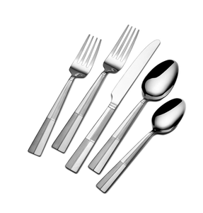 Juego de cubiertos de acero inoxidable plateado de alta demanda para cenas de moda, eventos especiales, restaurantes, juego de cubiertos modernos. - Product Image 5