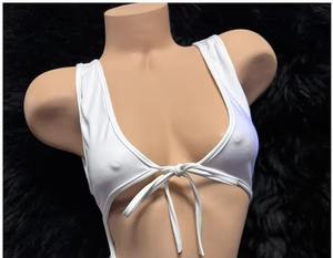 Bikini de plage deux pièces élégant et tendance avec emballage personnalisé gratuit, faible MOQ, qualité supérieure, design personnalisé tendance, OEM - Product Image 3