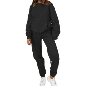 ชุดกีฬาผู้หญิงขายส่งสำหรับฤดูใบไม้ผลิ ลายเสือดาว สไตล์ลำลอง ทรงหลวม เสื้อแขนยาวติดกระดุม คอปก ผ่าข้าง - Product Image 1