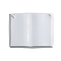 Monument funéraire en porcelaine blanc de style européen pour adulte italien, 15 x 23 x 17 cm, avec photo, pour cercueil et commémoration