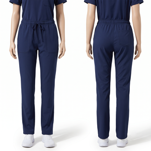 Pantalones Médicos Unisex Blackhardson, 180 GSM, Tela de Poliéster, Rayón y Spandex, Color Azul Turquesa, Bolsillos Tipo Cargo, Uniforme Médico, Bordado Personalizado - Product Image 5