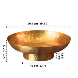 Customer Pick Handmade Copper Tabletop Vase Rustic Design Decorative <b>Bowl</b> 25 Inch - Product Image 1