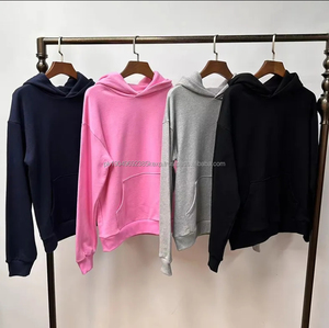 Sudaderas de Algodón 100% para Hombre, de Alta Calidad, Estilo Urbano, con Estampado Puff, para Invierno, Diseño Sólido - Product Image 1