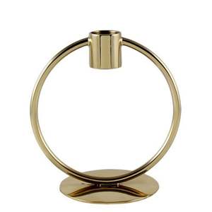Support de bougie minimaliste rond en métal, centre de table élégant en fer forgé pour mariages, dîners et décoration d'hôtels - Product Image 5
