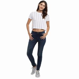 Vente en gros de crop tops pour femmes, crop tops courts d'été en coton de haute qualité, entièrement personnalisables - Product Image 4