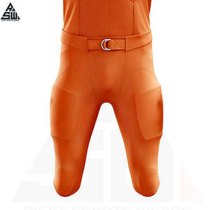 优质美式橄榄球男式制服套装，透气性极佳，100% 涤纶球衣和裤子，大码，适合比赛日表现，适合比赛日表现良好的运动员 - Product Image 5