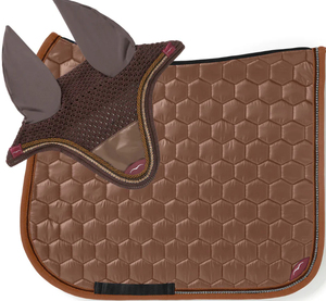 Almohadilla de Montar a Caballo Deportiva Impermeable de Color Sólido, Diseño Acolchado en Piel Sintética Morada, Personalizable - Product Image 5