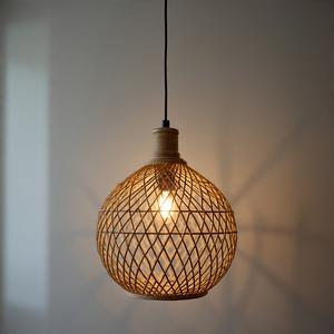 Lámparas Colgantes Decorativas de Ratán en Tendencia, Venta al por Mayor, Lámpara de Techo de Ratán Industrial Retro para Interiores - Product Image 6