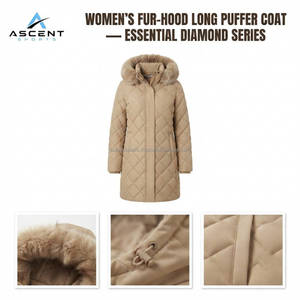 Women's Insulated Long Puffer Jacket Warm <b>Quilted</b> <b>Winter</b> Belted Coat Windproof Casual Parka OEM Wholesale Manufacturer - Product Image 6