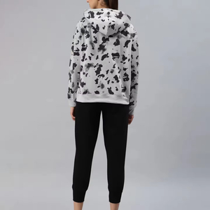 Ensemble de survêtement uni pour femme, qualité supérieure, chaud pour l'hiver, idéal pour le streetwear - Product Image 3