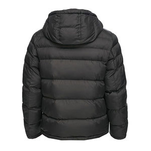 เสื้อโค้ทกันน้ำบุใยสังเคราะห์คุณภาพสูงสำหรับผู้ชาย  พร้อมโลโก้สั่งทำพิเศษ  แจ็คเก็ตพัฟเฟอร์มีฮู้ด ผ้าแคนวาสคอตตอน 100%  ลายปักนูน  คอเต่า - Product Image 3