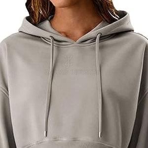 เสื้อครอปฮู้ดดี้ดีไซน์โดดเด่นขายดี ราคาส่ง คุณภาพสูง สไตล์สตรีทแวร์ - Product Image 5