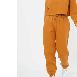 Pantalones Deportivos de Invierno para Mujer, 100% Algodón, Corte Holgado, Transpirables, con Cordón en la Cintura, Estilo Relajado - Product Image 2