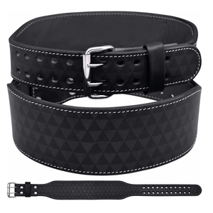 Premium Adjustable Leather Weightlifting Belt for Fitness Gym Exercise Training <b>Back</b> <b>Support</b> - Product Image 1