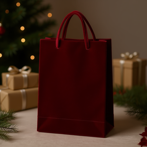 Bolsa de Regalo de Terciopelo Monocromática de 26*32*10CM - Product Image 2