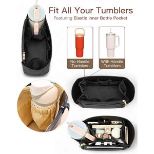 Organizer per Borsa da Donna con Portabicchiere Stanley e Tasca con Cerniera Compatibile - Product Image 2