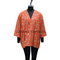 Langsung dari produsen wanita musim panas pendek gaun Kimono panjang selutut jubah pakaian tidur dengan harga kompetitif