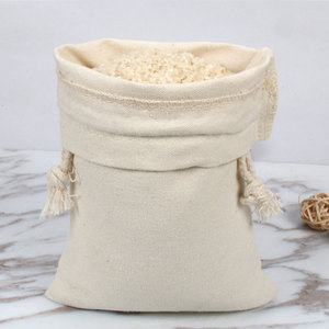 Custom Cotton <b>Seed</b> Bags Wholesale Muslin Drawstring Bags for <b>Seed</b> <b>Storage</b> Packaging Branding and Promotional Agricultural Use - Product Image 5
