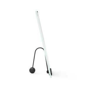 Support en résine ondulé blanc mat Serene - Product Image 1