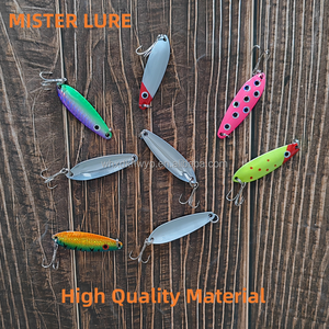<span class=keywords><strong>MISTER</strong></span> LURE รับผลิตตามสั่ง OEM ODM เหยื่อปลอมแข็ง 7 กรัม 55 มม. ราคาขายส่ง เหยื่อปลอมแบบหมุนในแนวตั้ง เหยื่อปลอมโลหะ ใบพัดรูปใบหลิว - Product Image 2