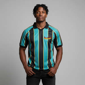 Camiseta de Fútbol de Manga Corta para Hombre, Personalizada, de Alta Calidad, 100% Poliéster, Diseño Sublimado, Transpirable y de Secado Rápido - Product Image 4