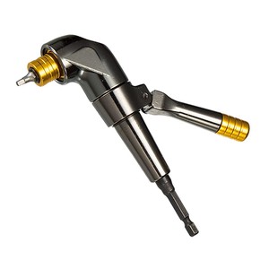 Adaptador de Llave Hexagonal de 1/4 de Pulgada con Ángulo Recto y Liberación Rápida para Taladros Inalámbricos de Impacto - Product Image 1