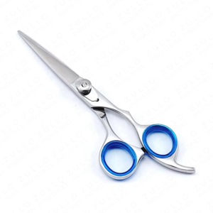 Ciseaux de coiffure professionnels avec logo personnalisé, revêtement en titane, acier inoxydable, ciseaux de barbier avec étui en PU - Product Image 6