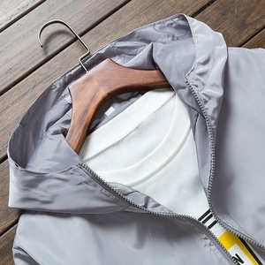 High Quality Windbreaker Red Blue Customized Windbreaker <b>Jacket</b> Fashion Clothing Windbreaker <b>Jacket</b> AntiUv Lightweight Polyester - Product Image 4