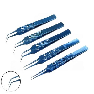 Juego de 21 Instrumentos Oftálmicos de Titanio Azicon, Pinzas para Microcirugía Ocular, Tijeras, Portaagujas, Espéculo, Kit para Cataratas - Product Image 2