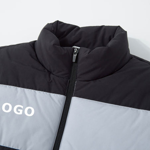 Chaqueta de Invierno para Hombre, Informal, con Logotipo Personalizado, Deportiva, Acolchada, Transpirable, Cortavientos, con Cierre de Cremallera, Relleno de Poliéster, Exterior de Nailon, Servicio OEM - Product Image 4