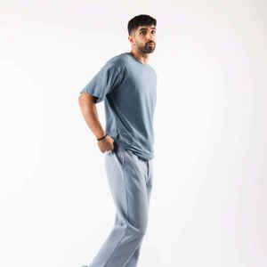 2025 nuevo diseño de gran tamaño hombro caído camiseta para hombres impresión personalizada en 100% algodón peso pesado camiseta en blanco al por mayor - Product Image 6