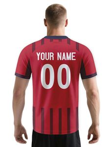 Camiseta de Fútbol Clásica Personalizada, Jersey Retro para Hombre con Logotipo Bordado, Camiseta de Fútbol Sublimada, Uniforme para Hombre - Product Image 3